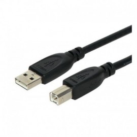 CABLE USB 2.0 A-B 3GO C111 - 3M - COLOR NEGRO